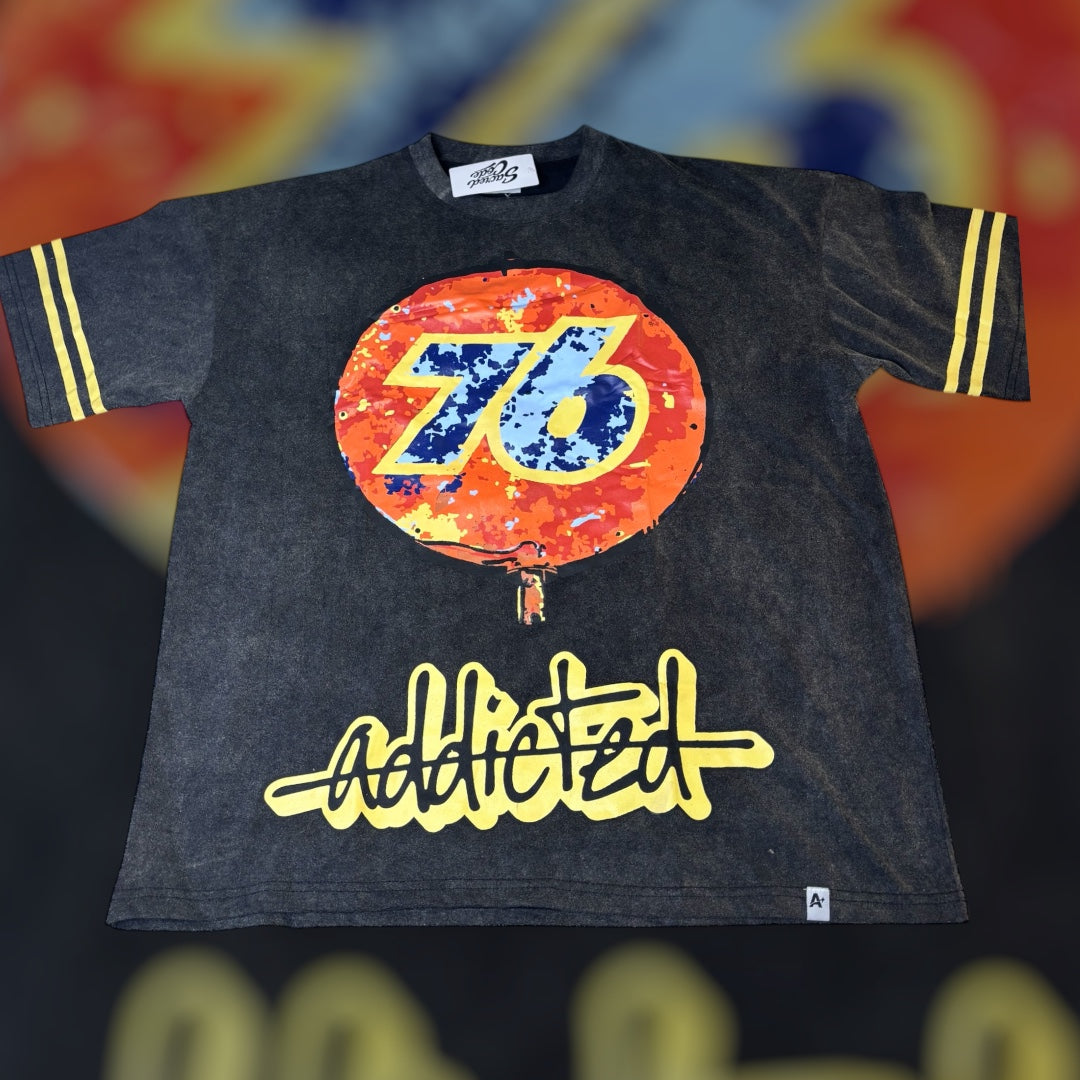 “76 Edition” Acid washed Addicted x Sacred Code